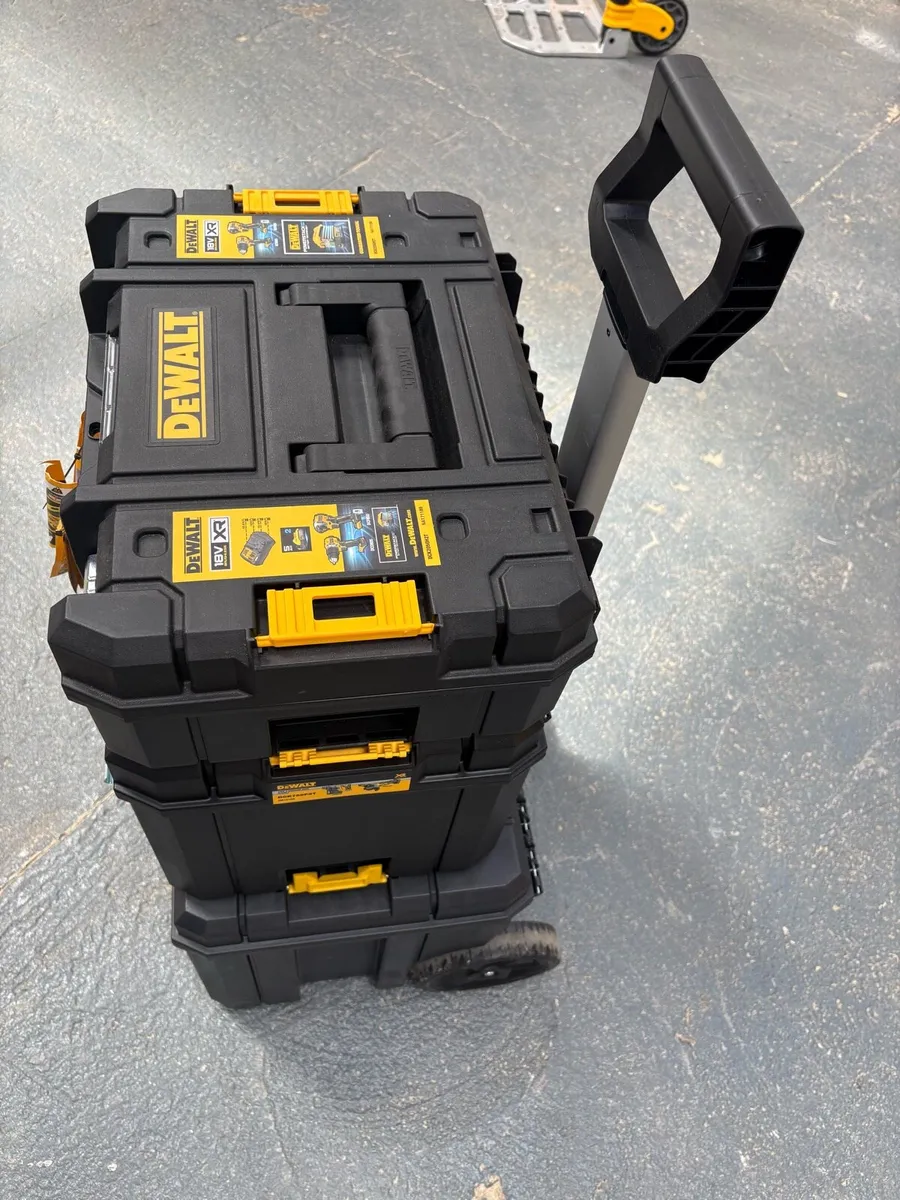 Dewalt trolley 3 piece set new - Image 1
