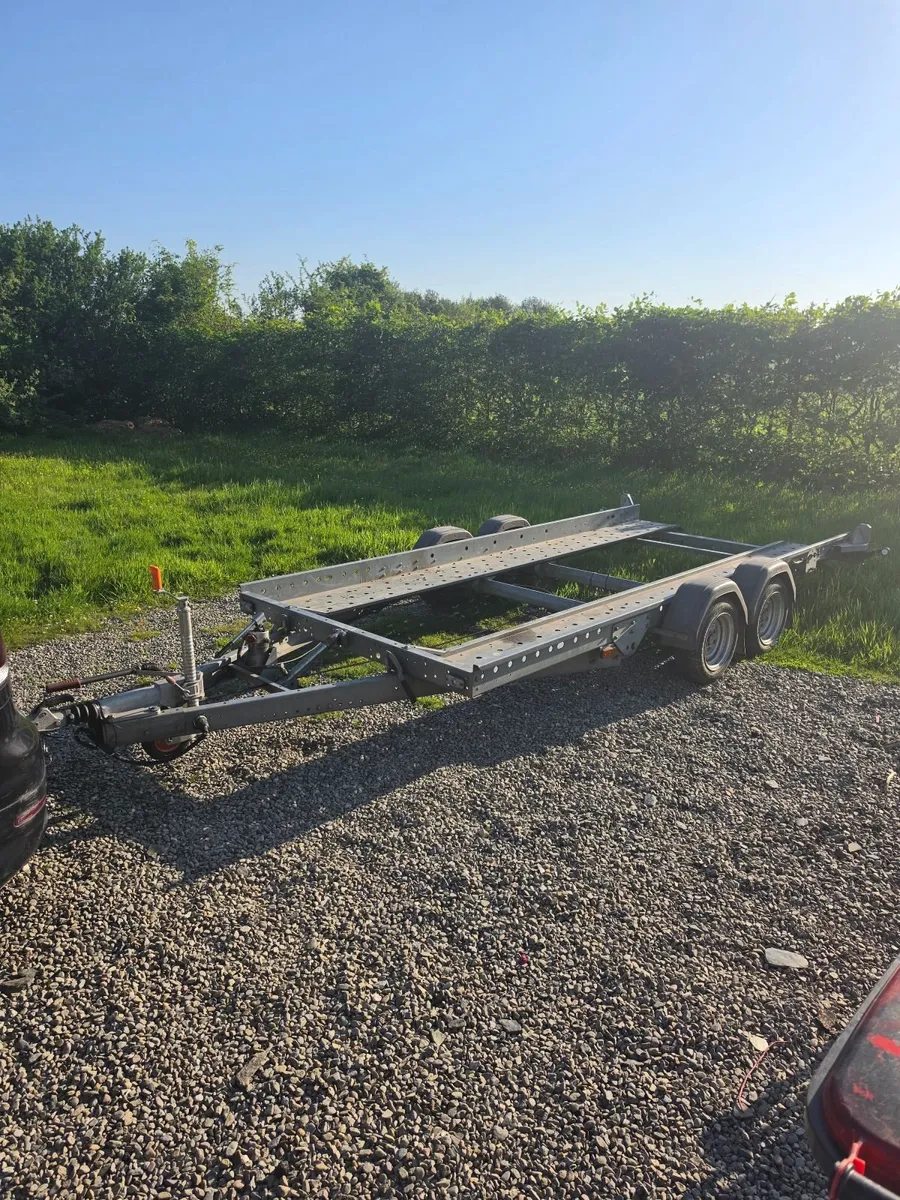Woodford tilt bed car transporter trailer - Image 1