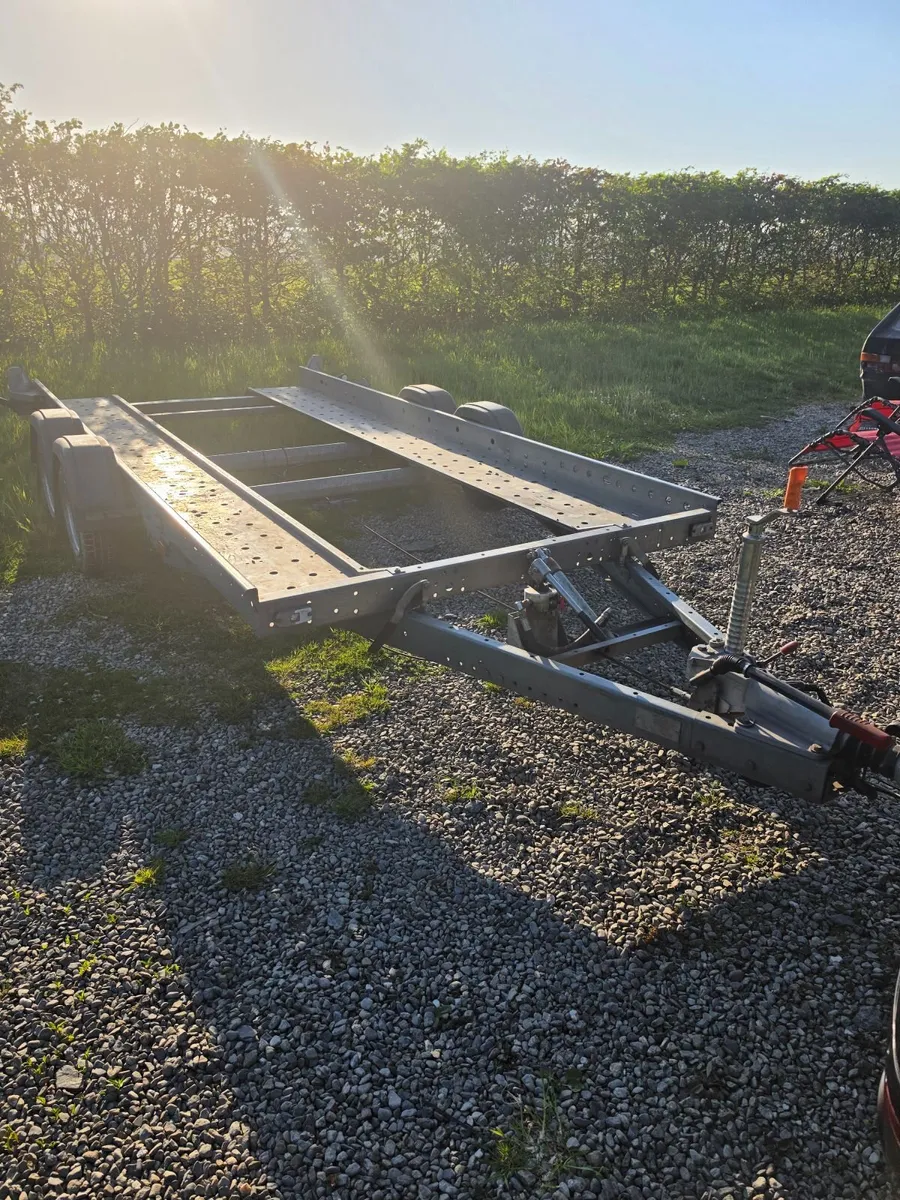 Woodford tilt bed car transporter trailer - Image 3