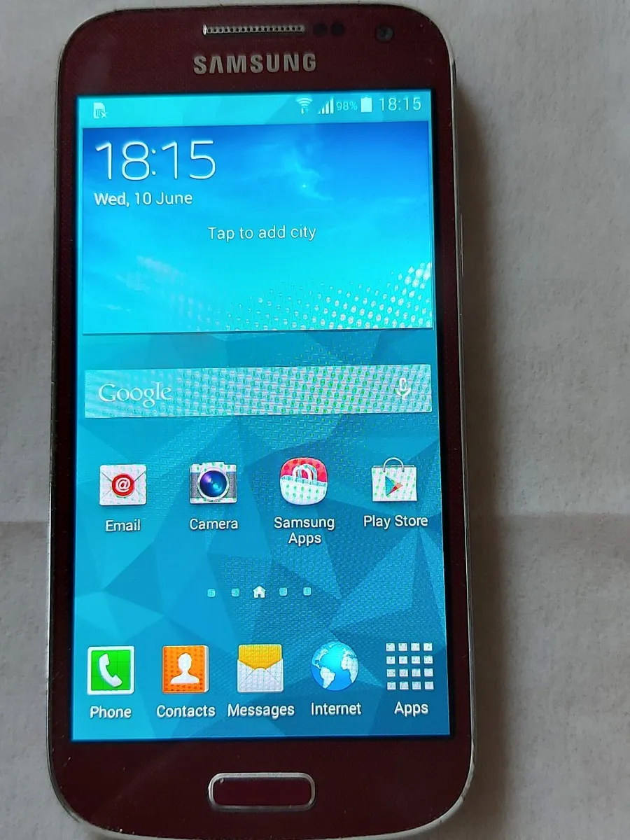 Samsung Galaxy S4 Mini, GT-I9195, 8GB, RED - Image 3