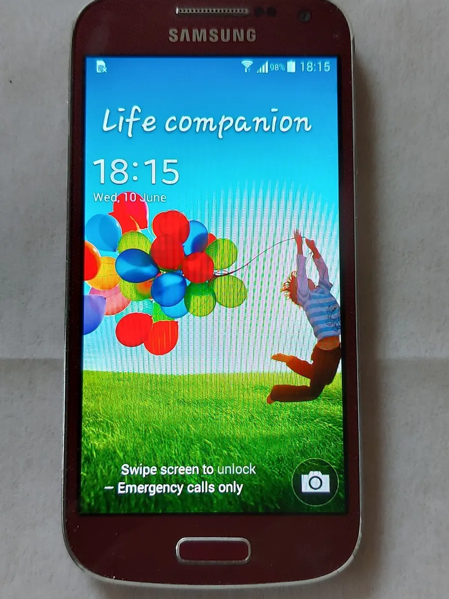 Samsung Galaxy S4 Mini, GT-I9195, 8GB, RED - Image 2