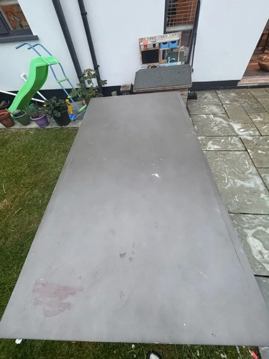 Large concrete resin topped table available free to take. - Image 3