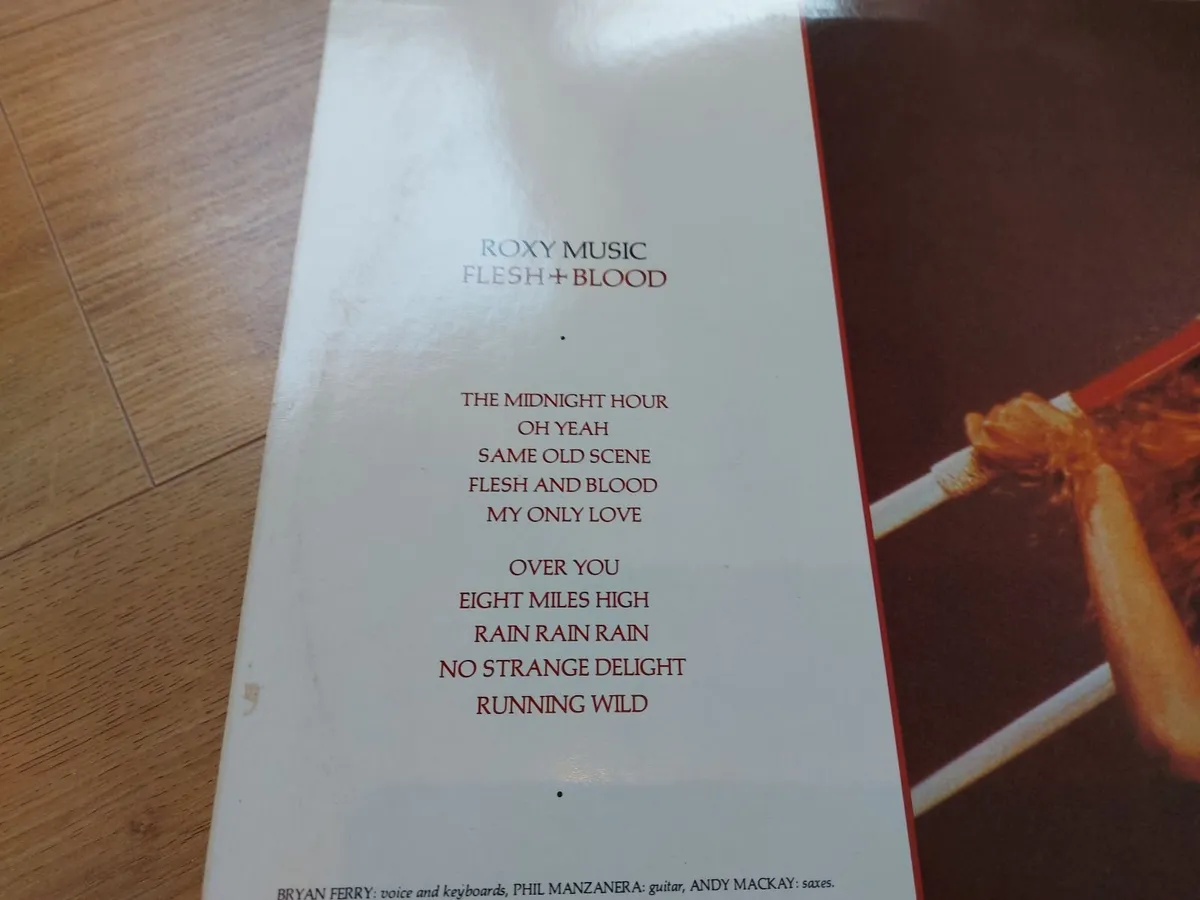 ROXY MUSIC - FLESH AND BLOOD - VINYL RECORD - Image 2