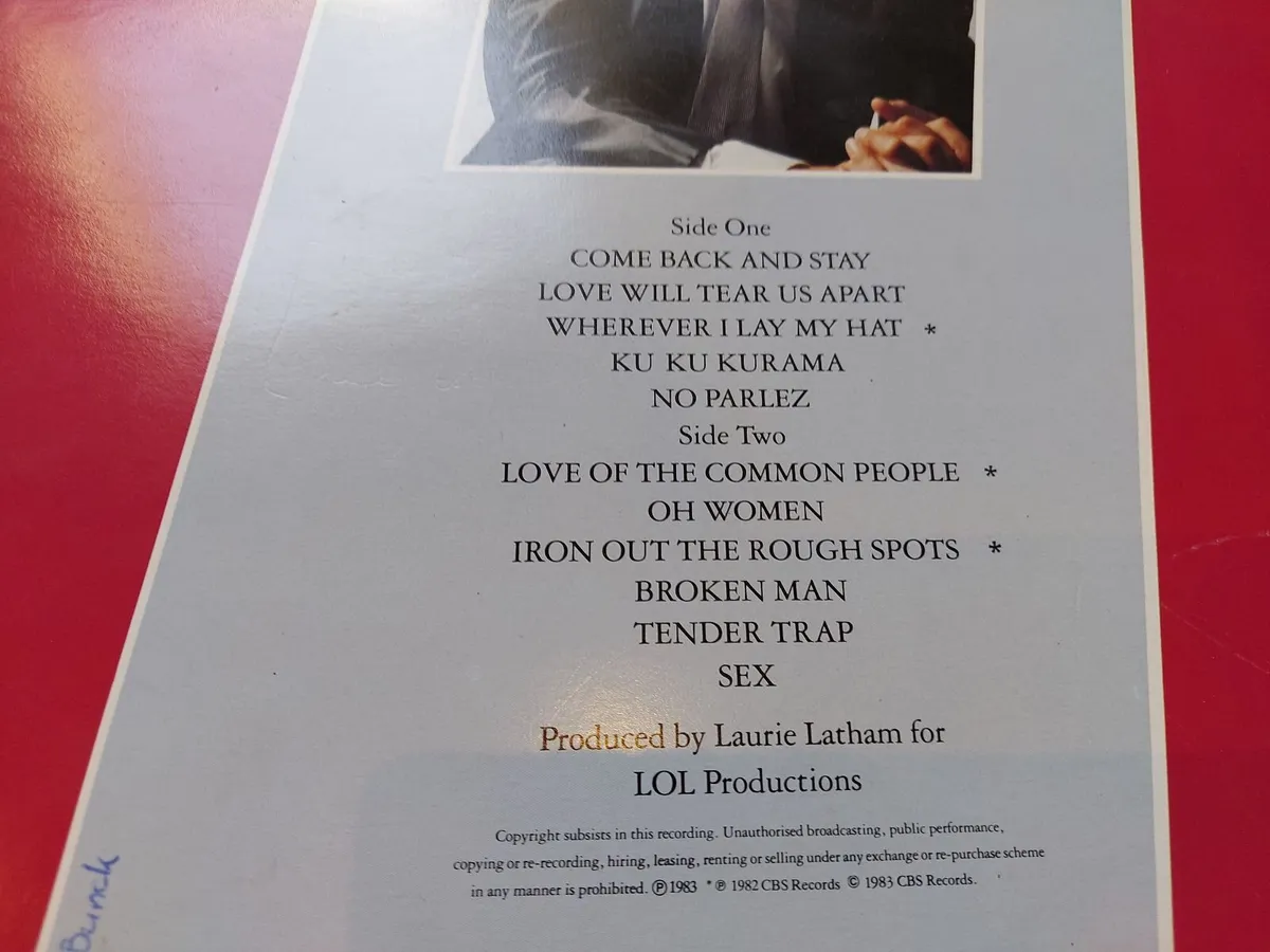 PAUL YOUNG - NO PARLEZ - VINYL RECORD LP - Image 2