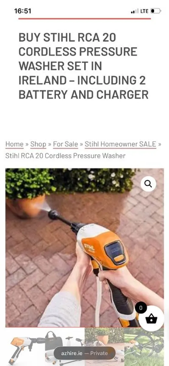 Power washer, Wireless