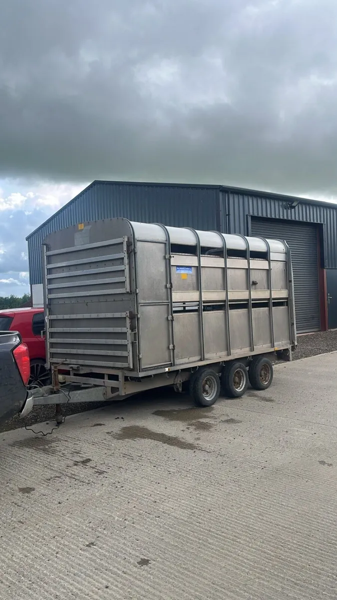 Ivor Williams cattle trailer with decks - Image 1