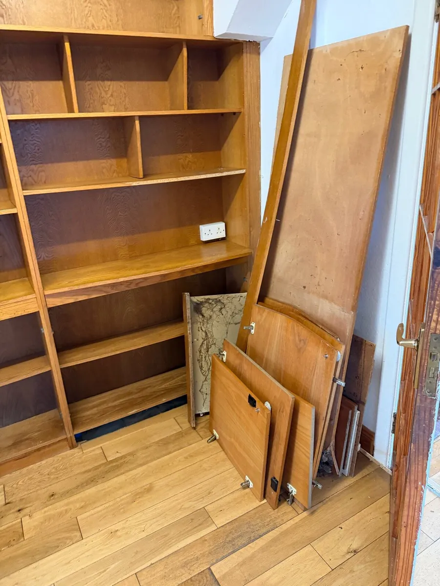 Wooden cabinets / book case - Image 2