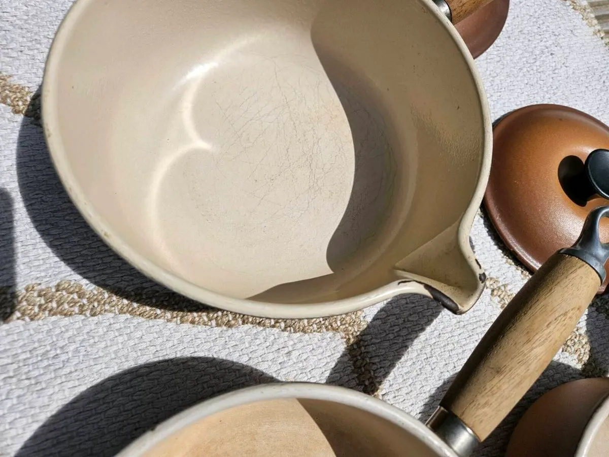 3 Vintage Le Creuset Pots - Nationwide Delivery - Image 4