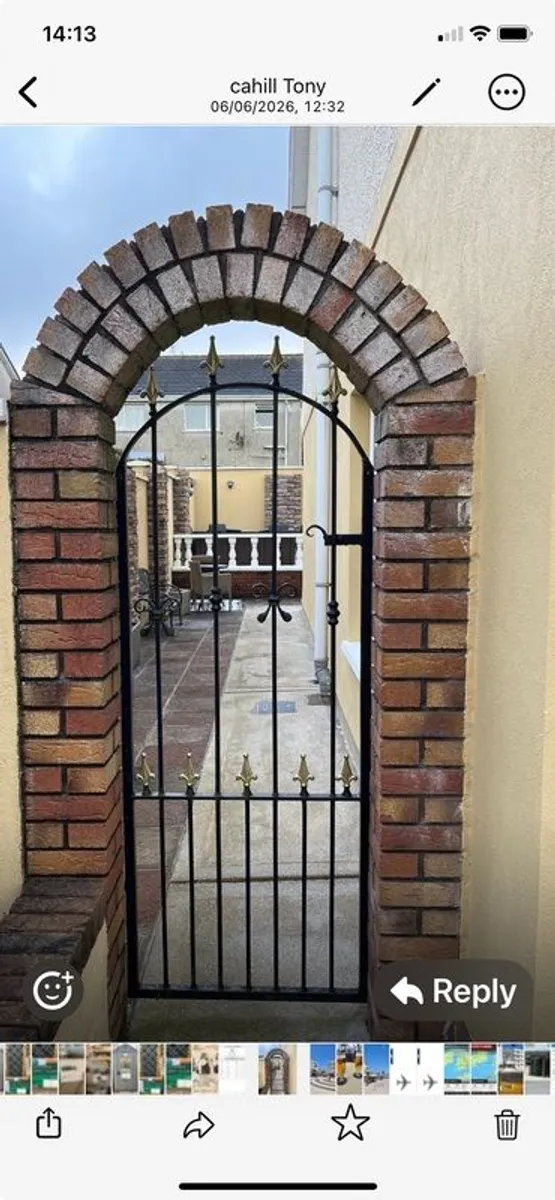 Two steel gates - Image 1