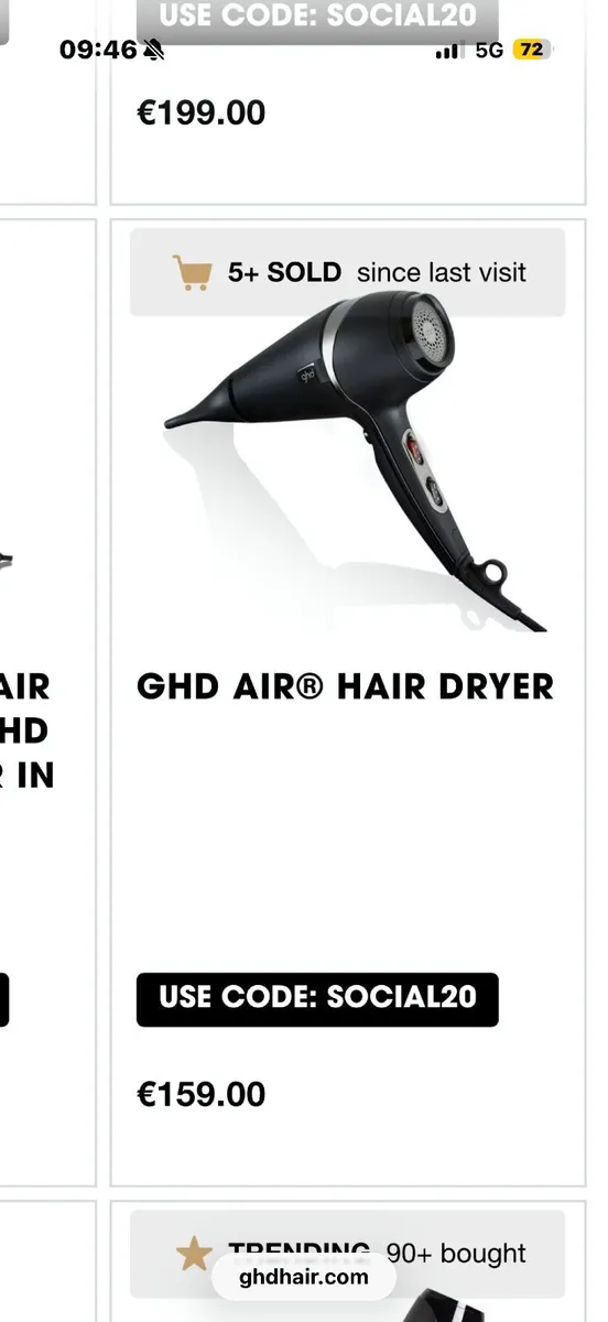 Hairdryer GHD - Image 4