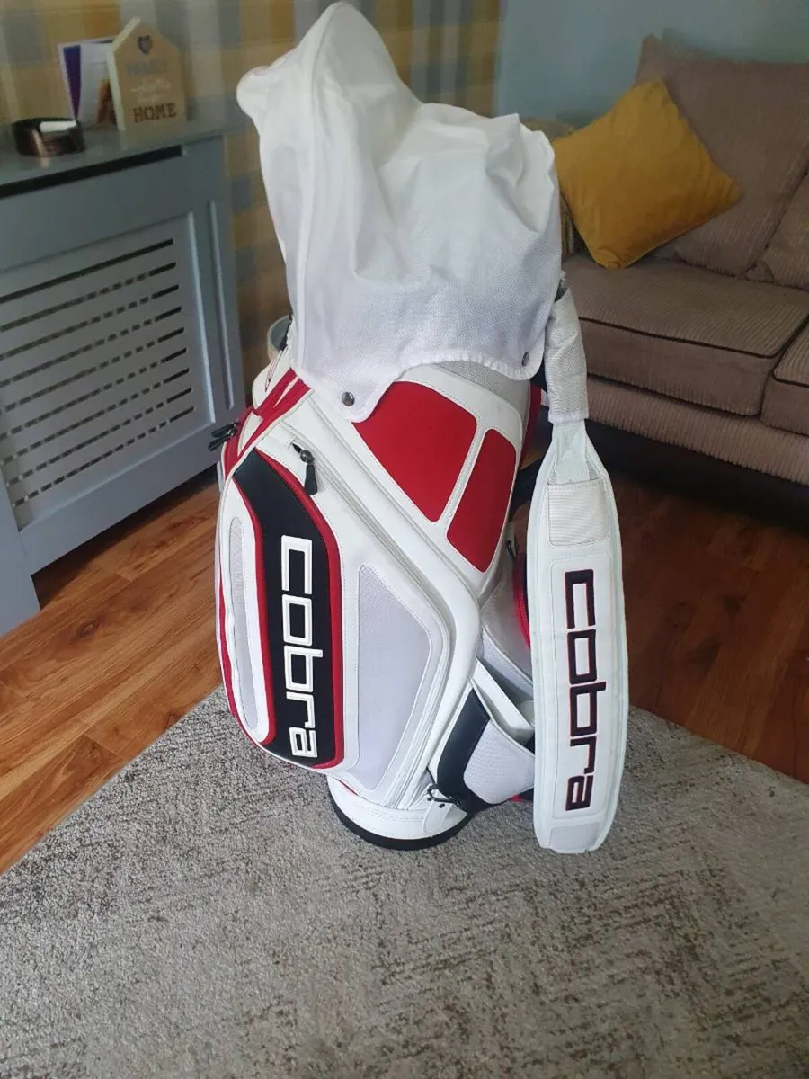 As new tour cobra leather cart bag - Image 1