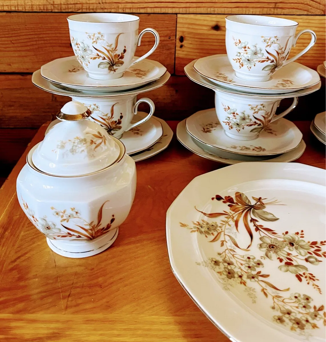 Vintage 21 piece tea set - Image 4