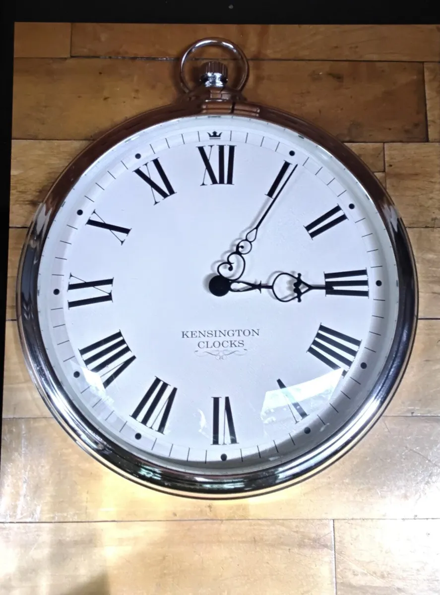 Silver clock