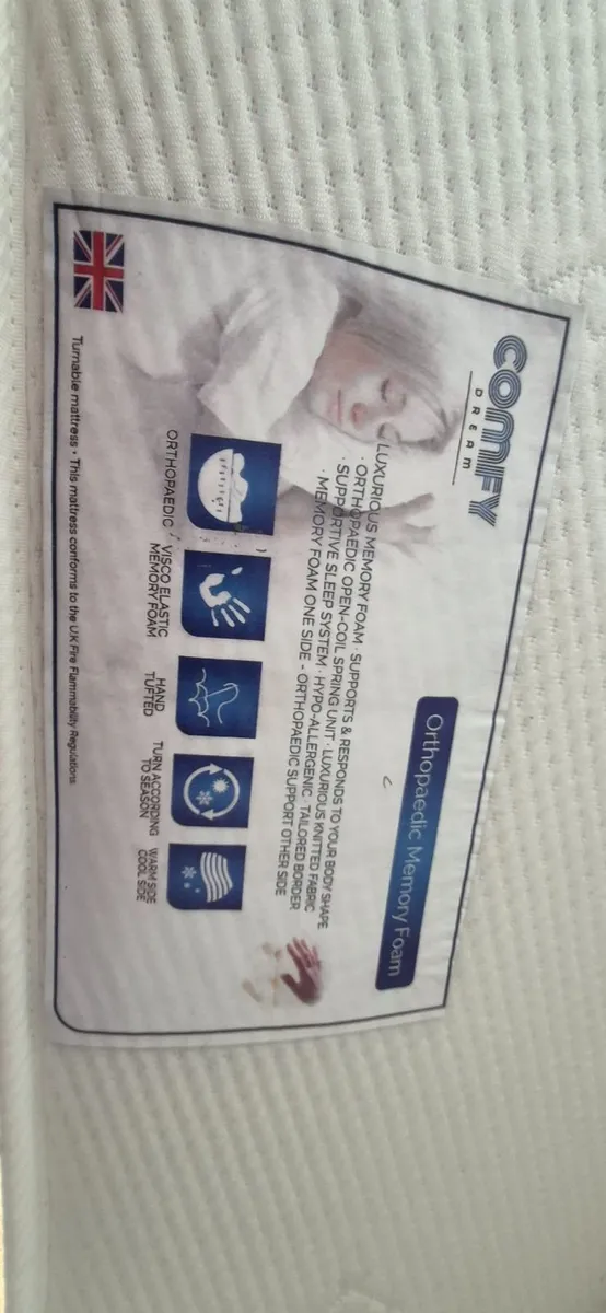 Mattress double memory foam - Image 1