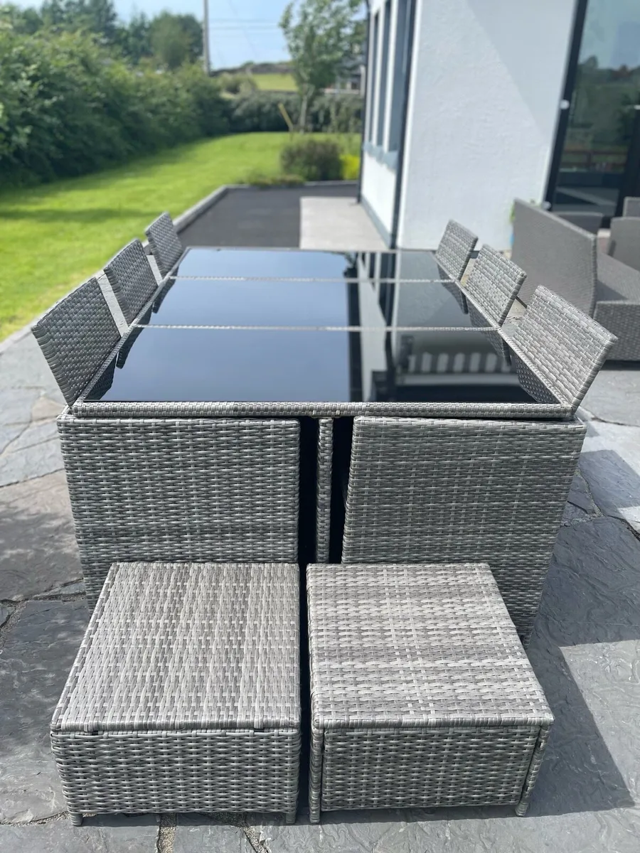 10 seater rattan patio furniture set - Image 2