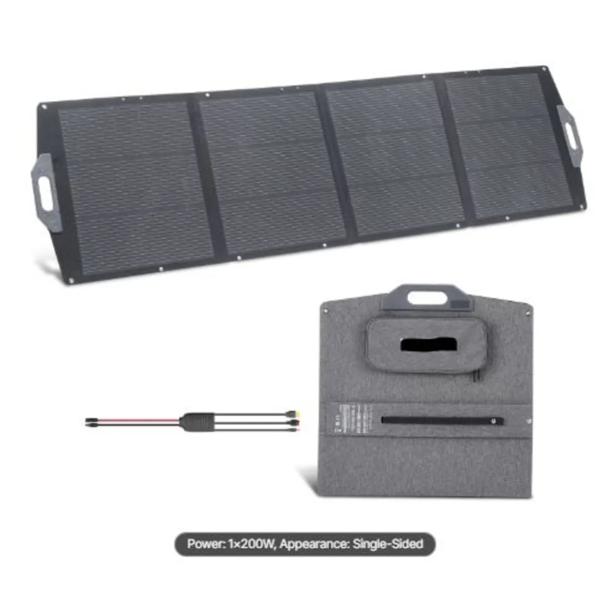 200W Foldable Solar Panel, 24% High-Efficiency - Image 1