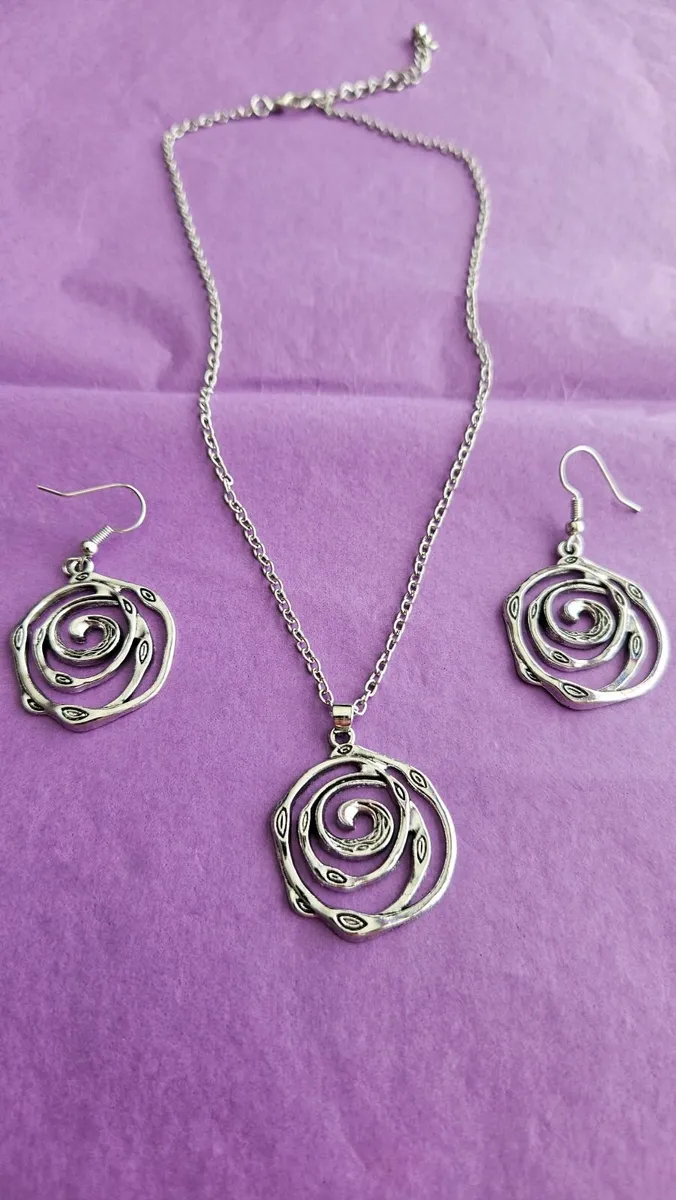 Necklace and Earrings - Image 1