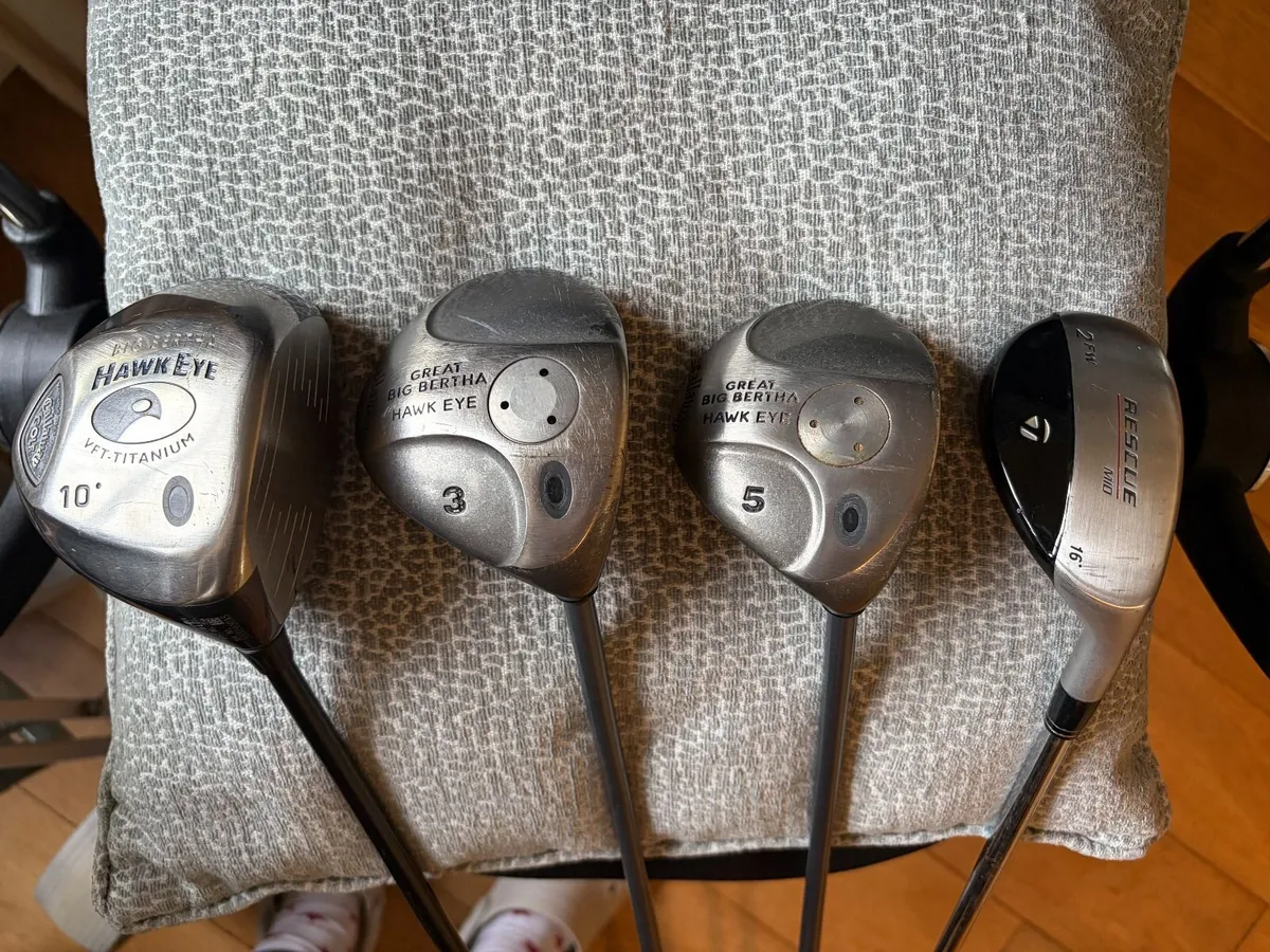 Callaway Big Bertha Hawkeye clubs + Odyssey putter - Image 3