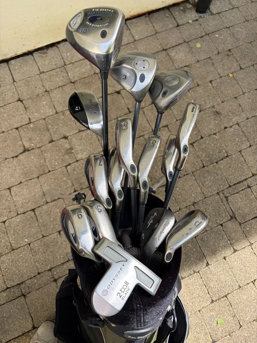 Callaway Big Bertha Hawkeye clubs + Odyssey putter - Image 2