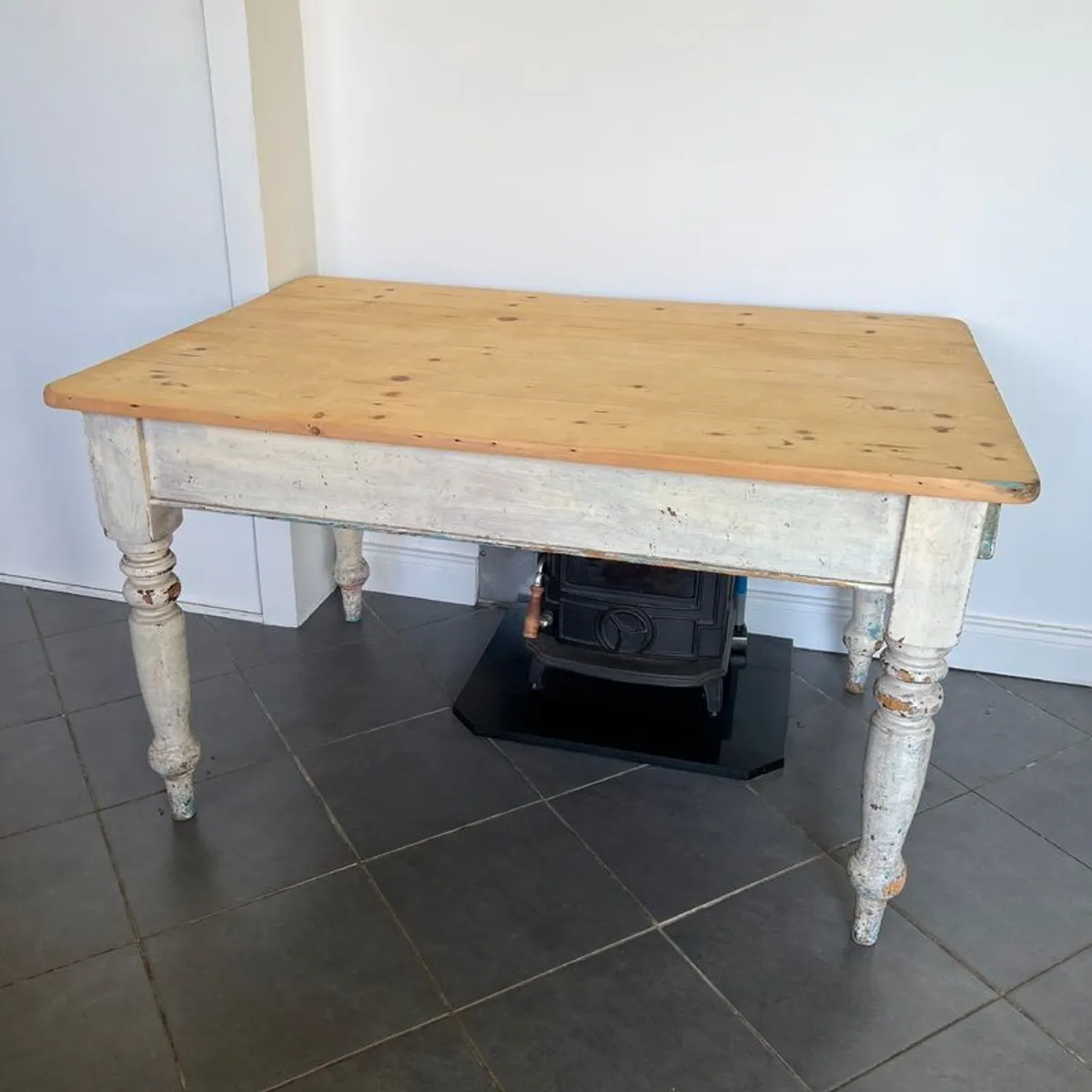Antique Pine Table over 100 years old - Image 1