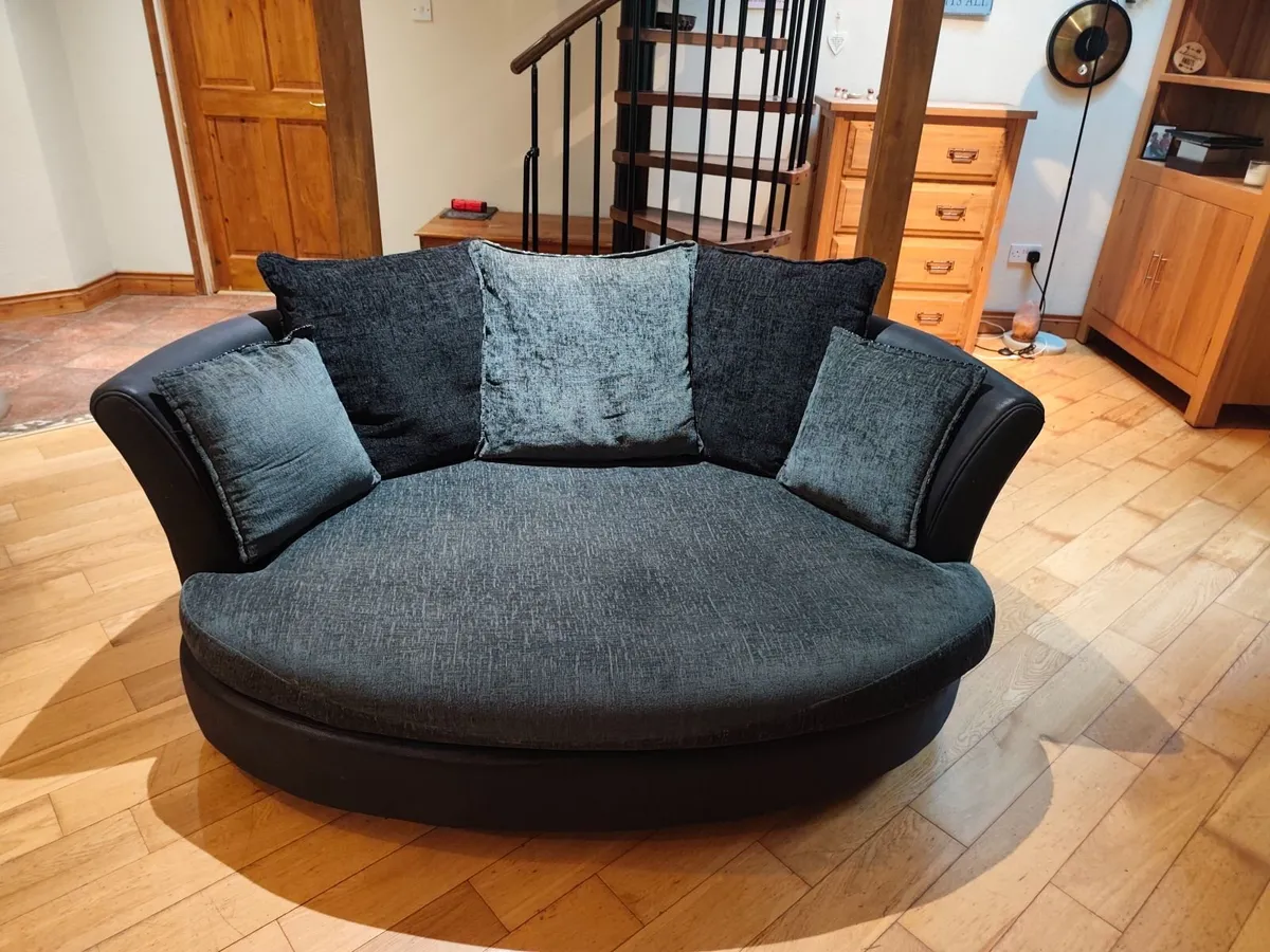 3 Seater Sofa and 2 Seater Cuddler - Image 3