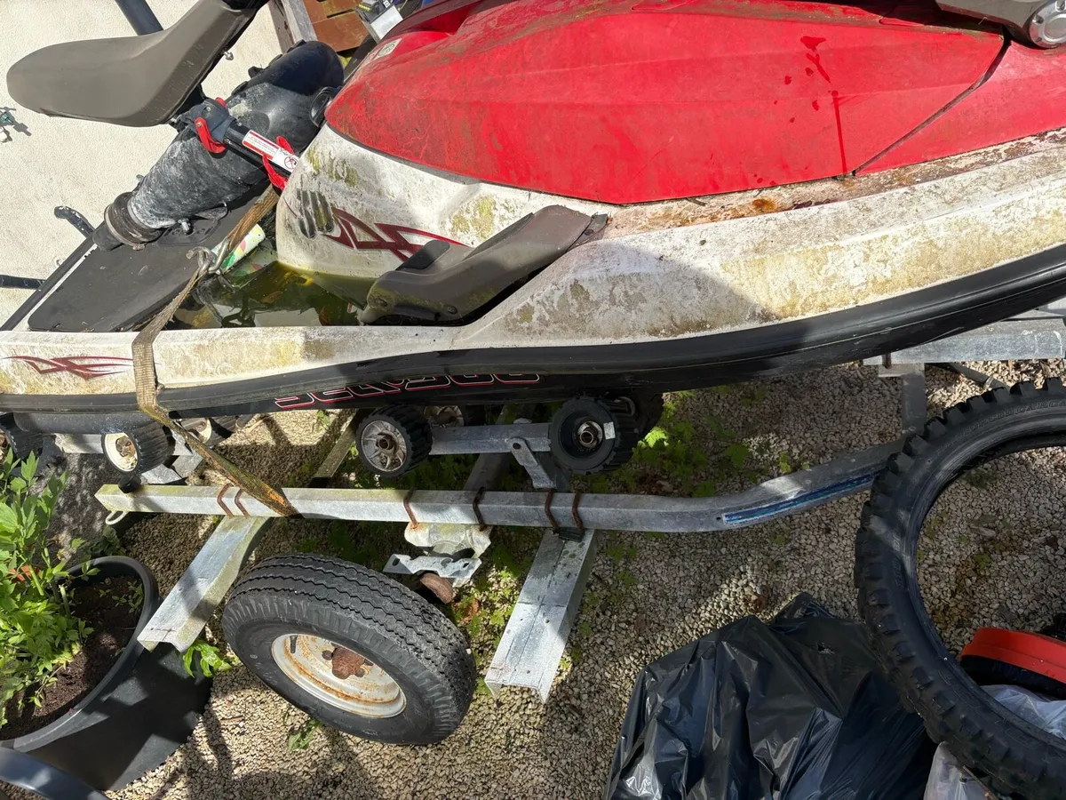 Roller jetski trailer and seadoo 3d - Image 2