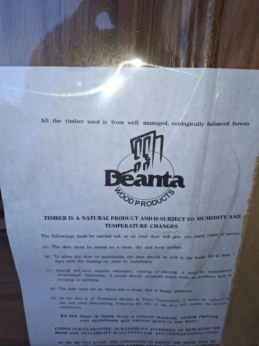 Deanta door VR12-G. Walnut,  solid ,New. - Image 3