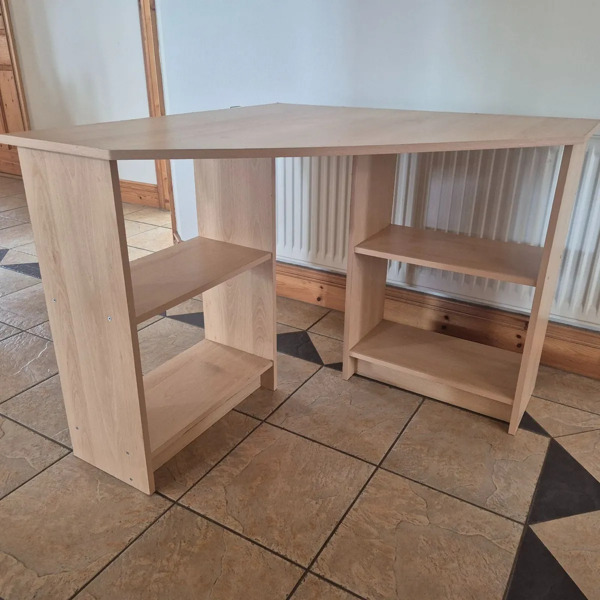 Beech effect corner Desk - Image 1