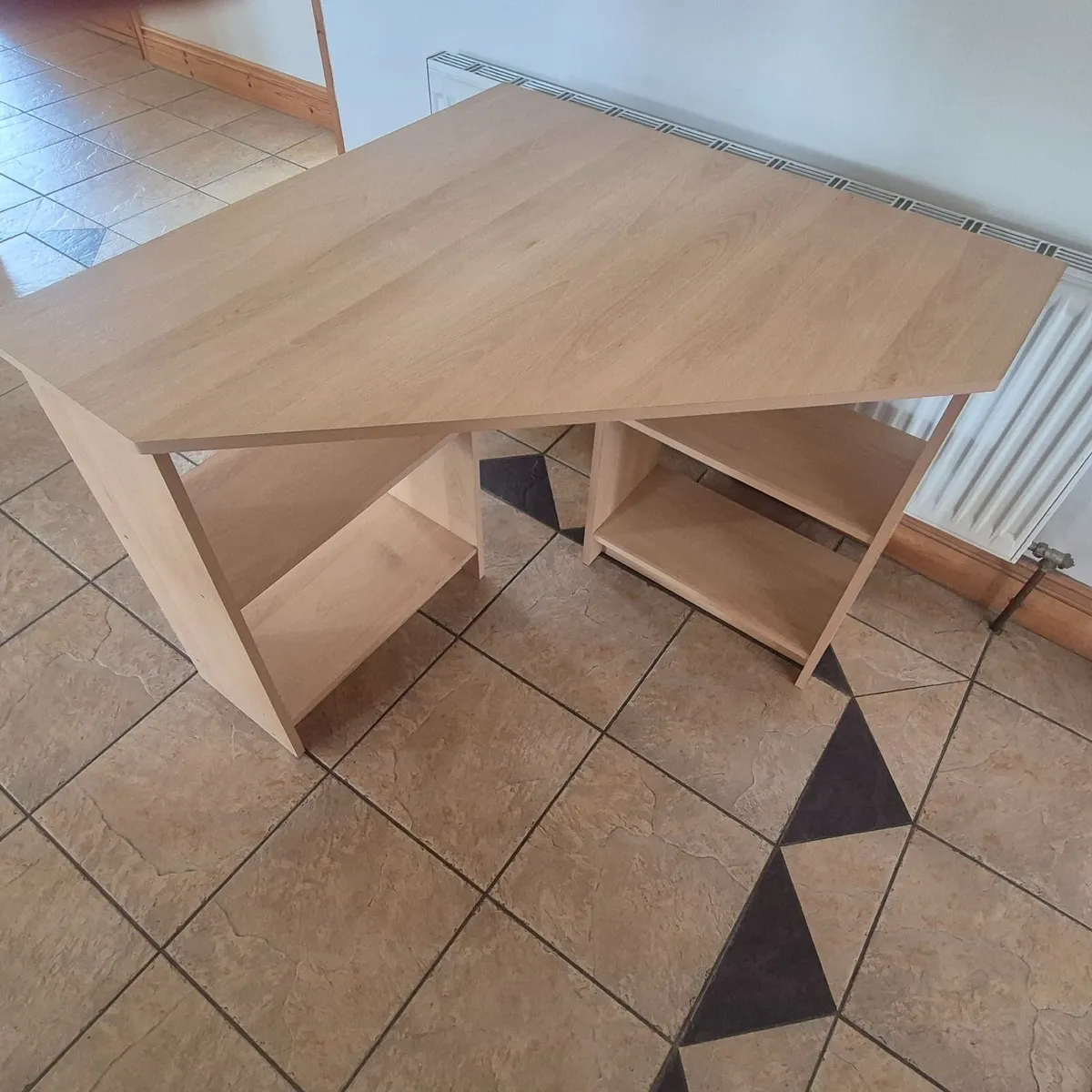 Beech effect corner Desk - Image 2