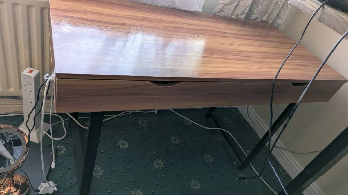 Office Desk with 2 Drawers - Image 1