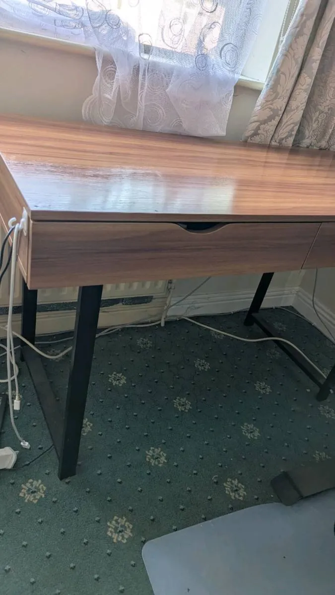 Office Desk with 2 Drawers - Image 3