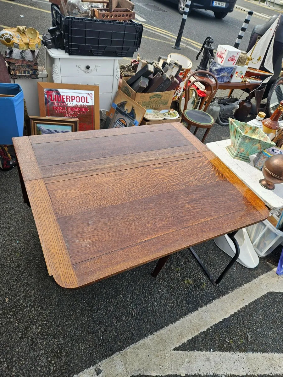 Vintage Oak Table - Image 3