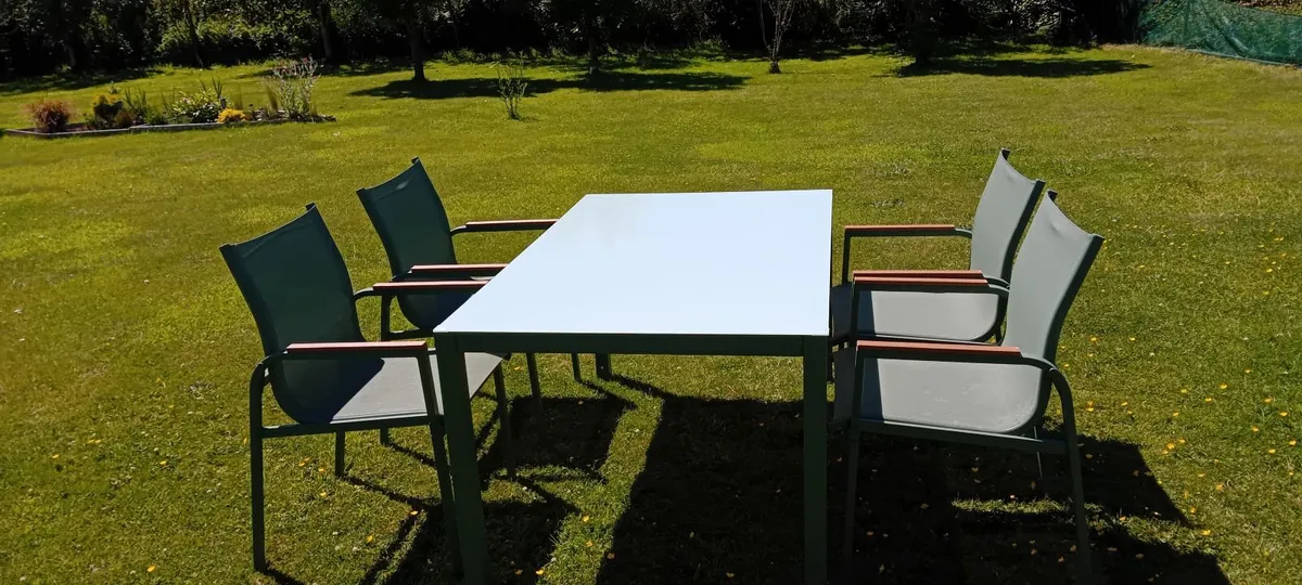 Garden table and chairs - Image 1
