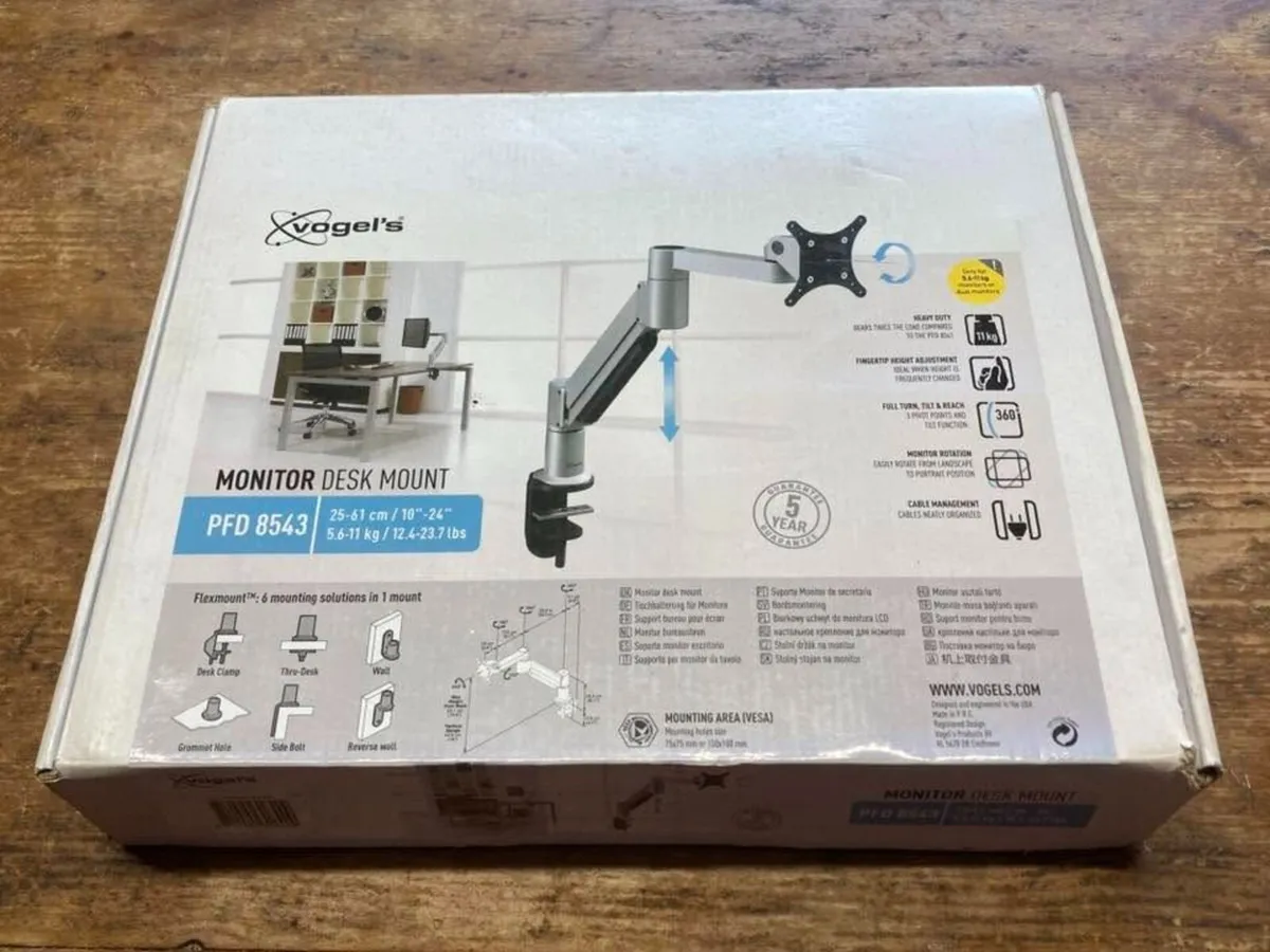 Vogel's PFD 8543 Monitor Desk Mount – Boxed - Image 4