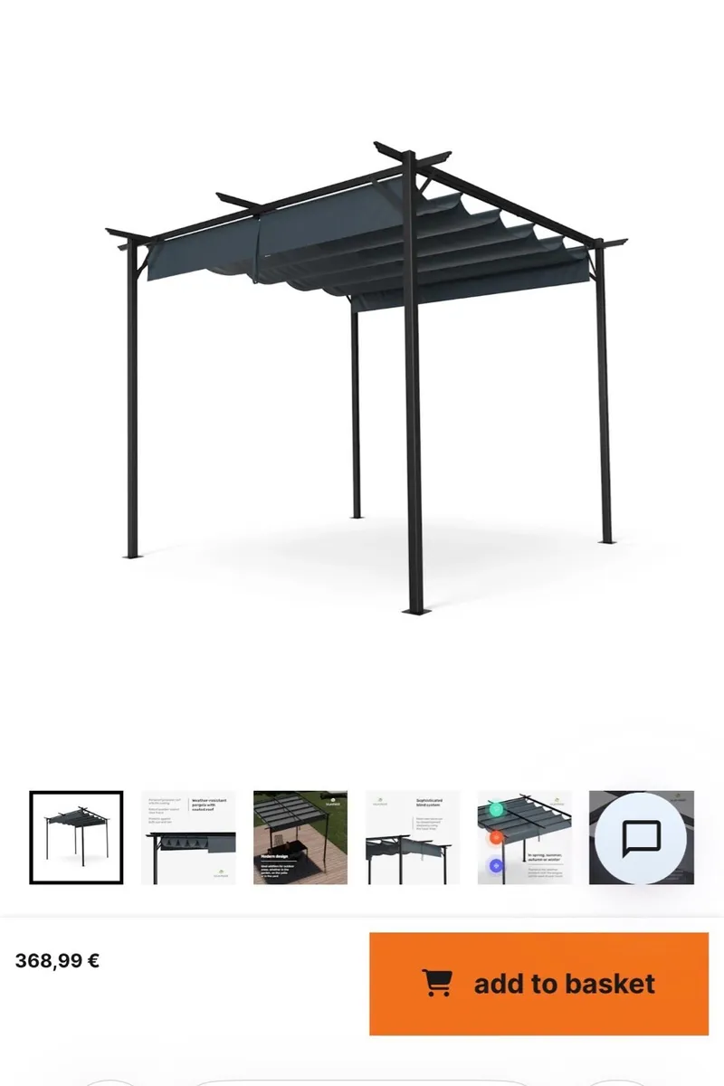 Used Pergola & New roof cover - Image 2