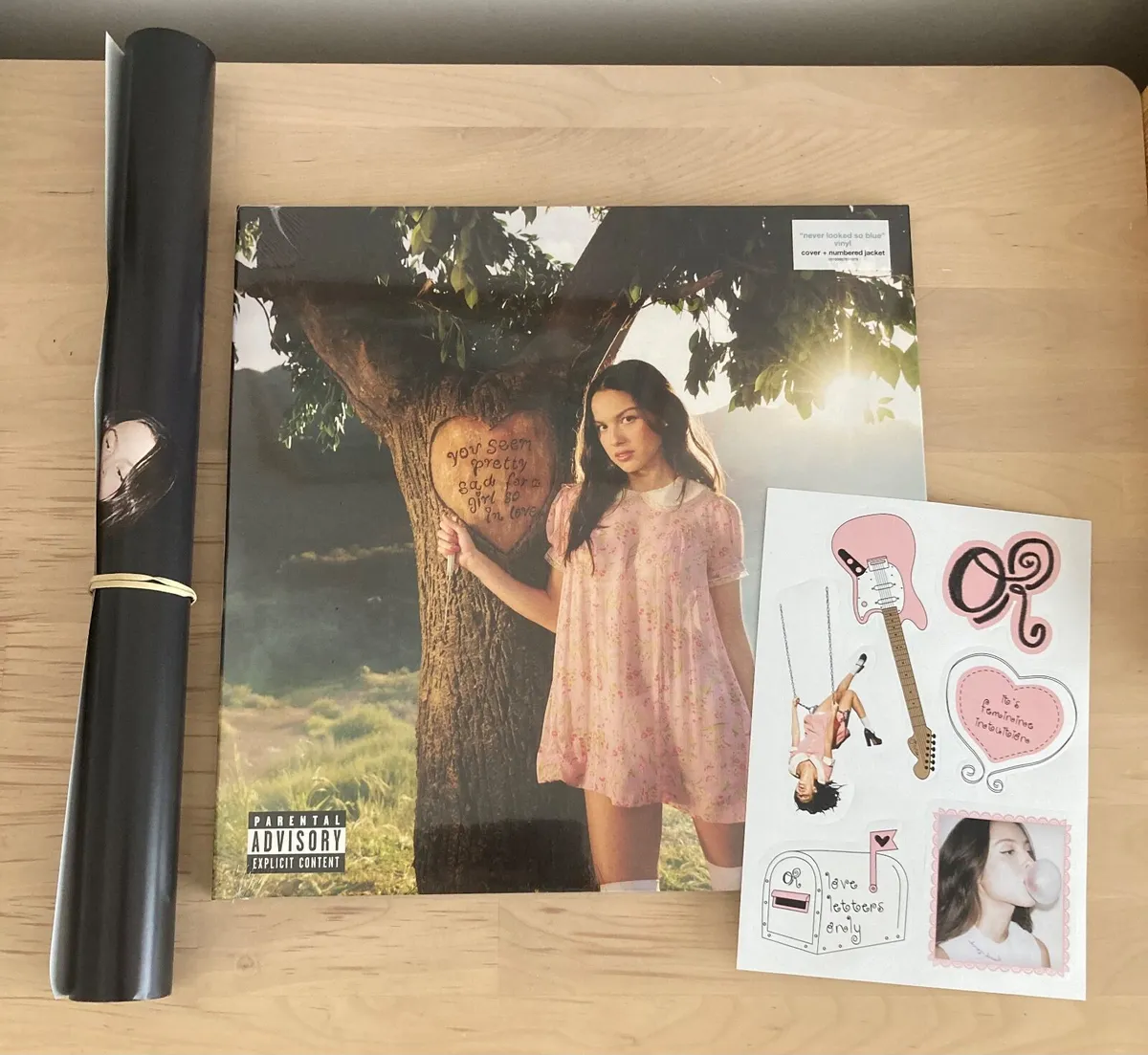 Olivia Rodrigo Ltd Ed Blue Numbered Vinyl