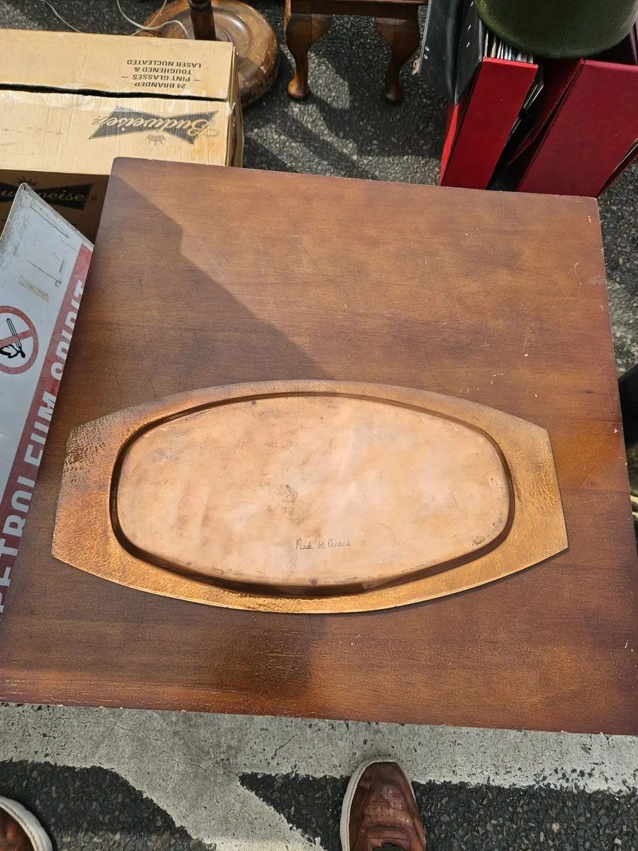 Vintage Copper Tray Made in Rhodesia - Image 2