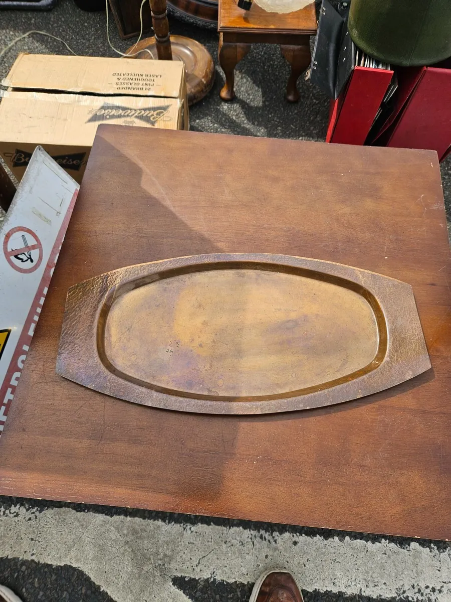 Vintage Copper Tray Made in Rhodesia - Image 4