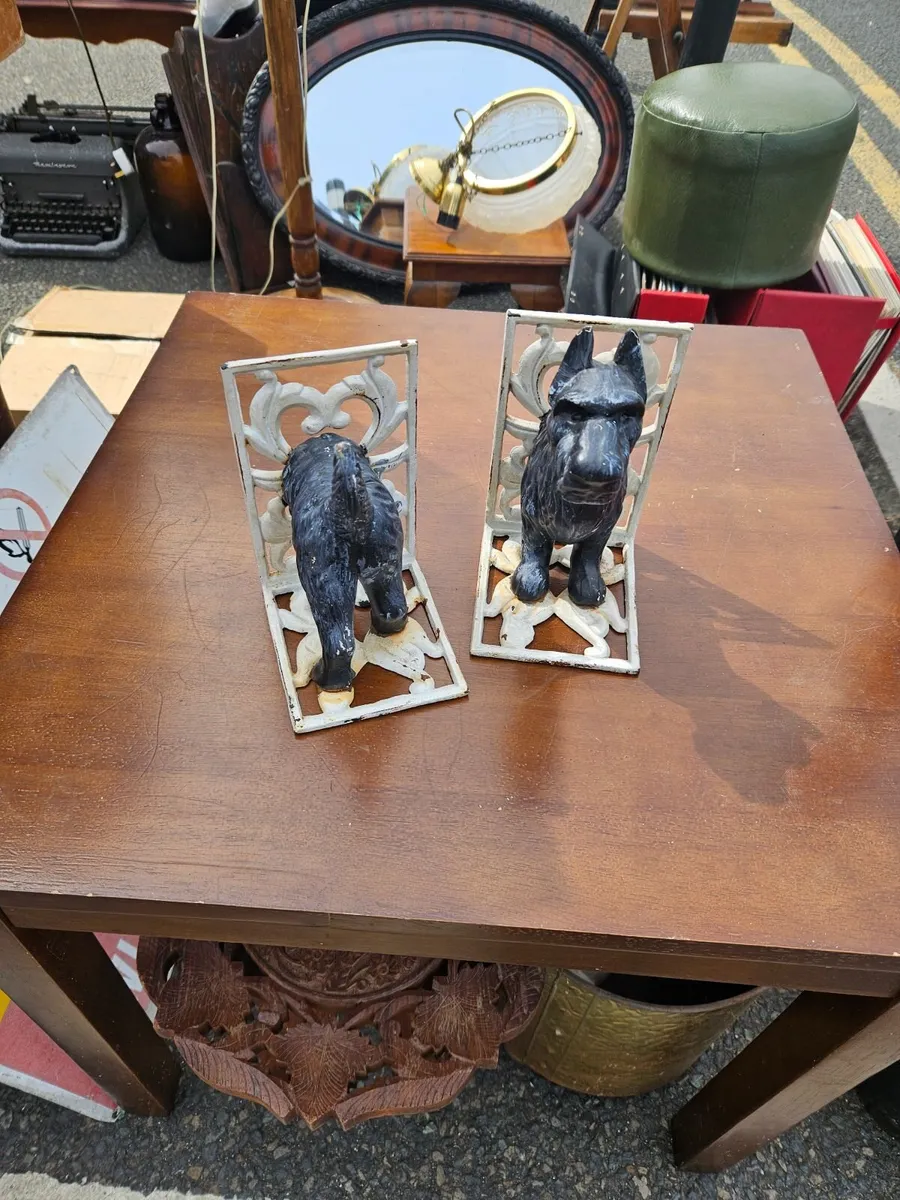 Vintage Terrier Book Ends - Image 2