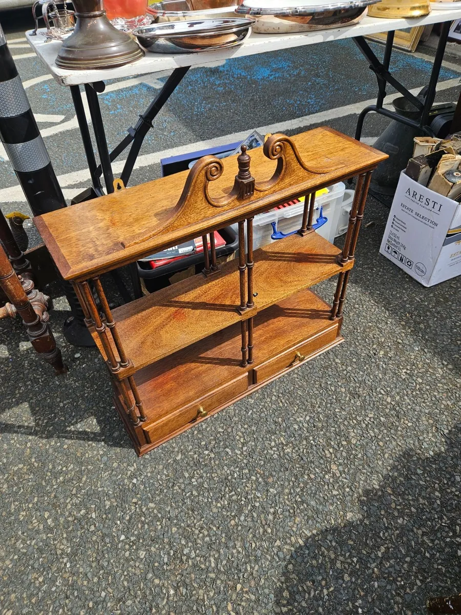 Vintage Antique Victorian Edwardian Wall Shelf - Image 1