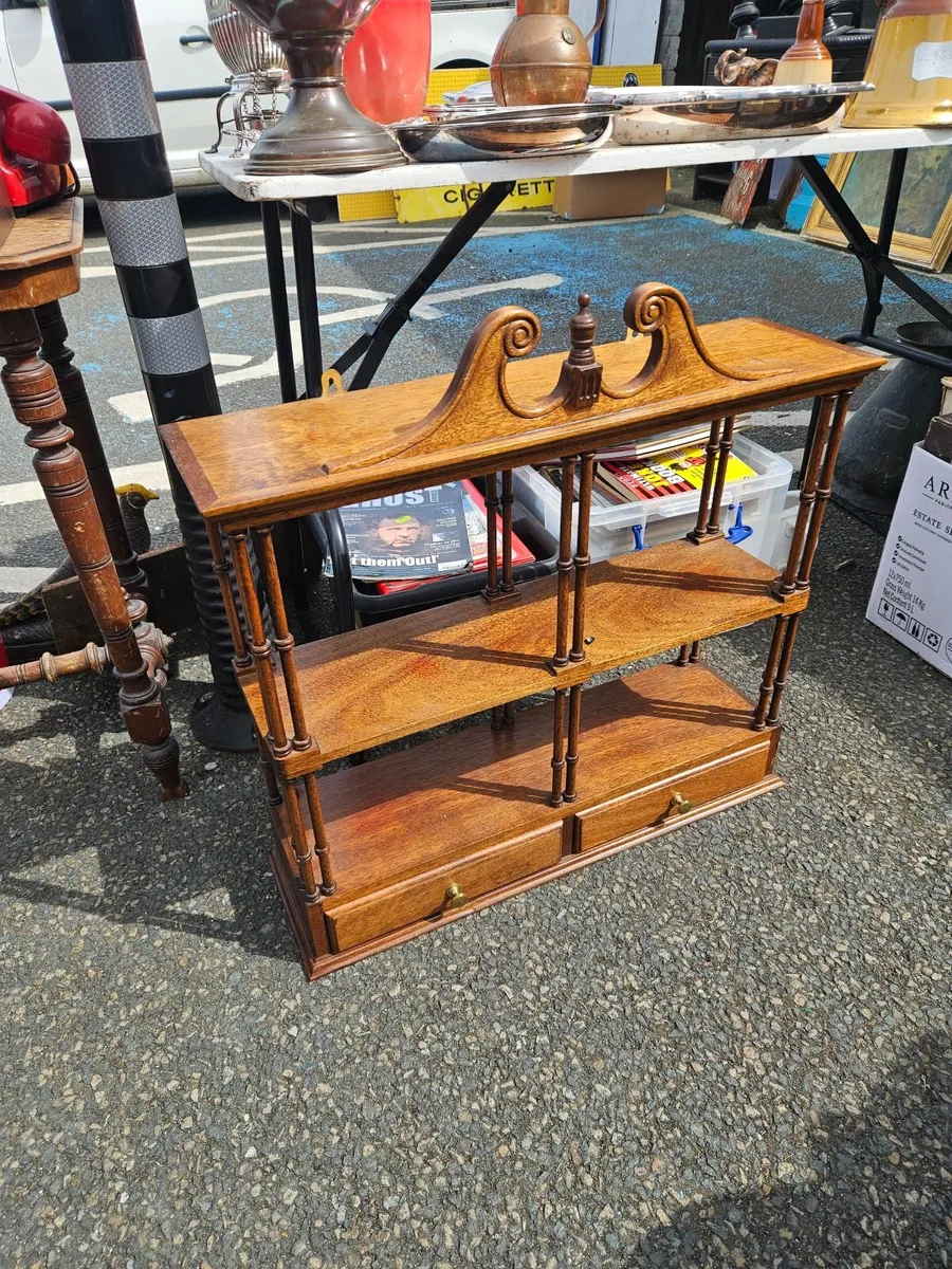 Vintage Antique Victorian Edwardian Wall Shelf - Image 3