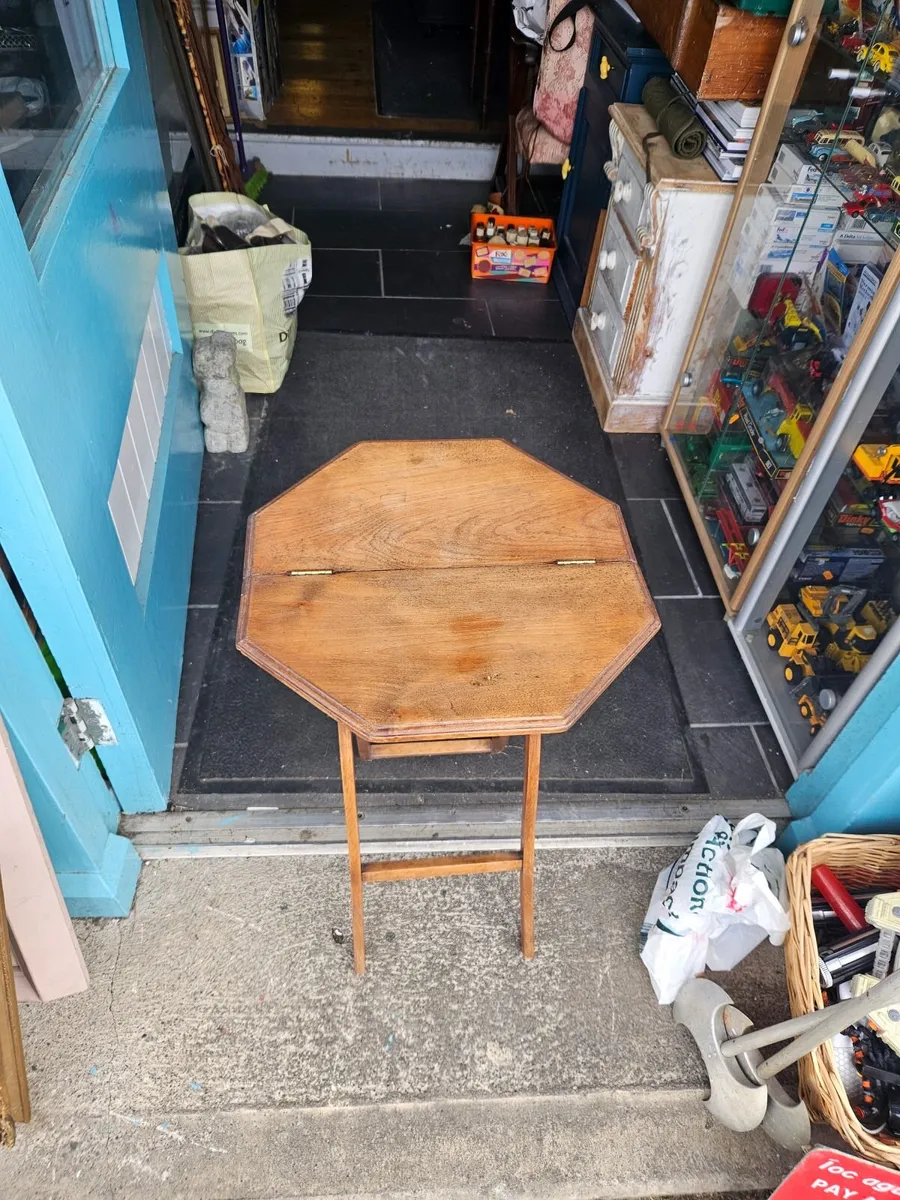 Vintage Antique Campaign Table - Image 1