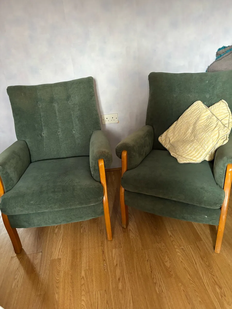 2 Arm Chairs - Image 1