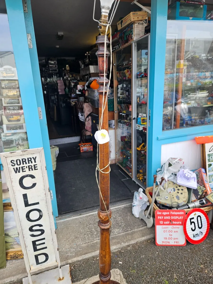 Vintage Antique Light Stand - Image 1