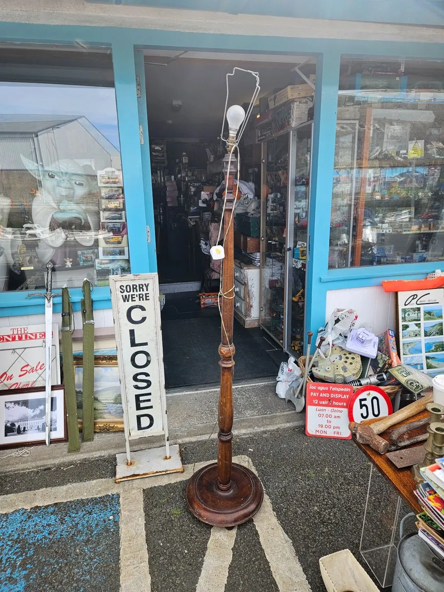 Vintage Antique Light Stand - Image 2