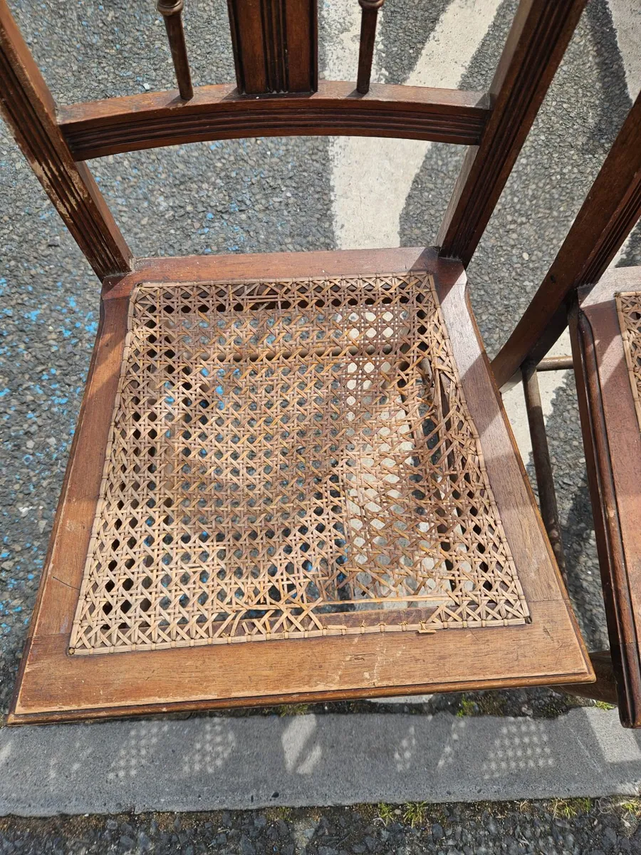 Vintage Antique Hall Chairs - Image 1