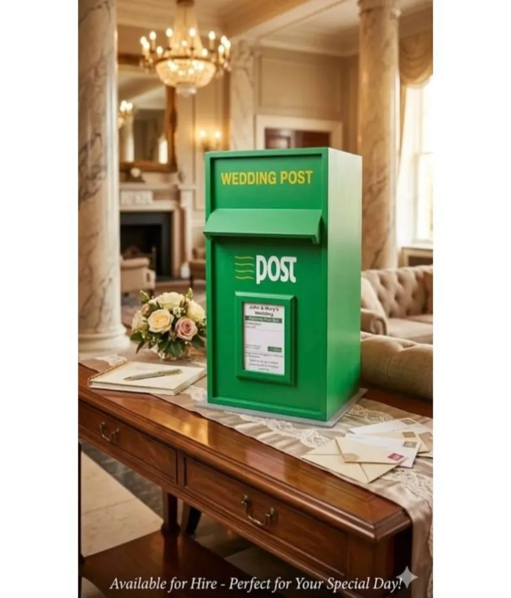 Wedding Postbox to Hire in Waterford - Image 2