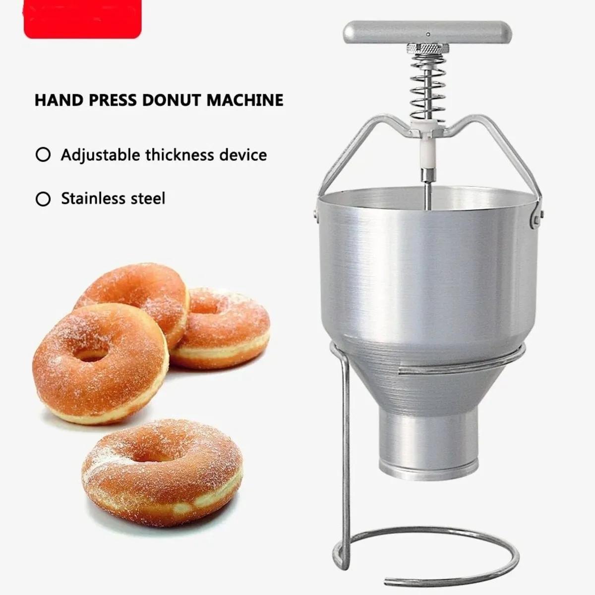 Manual Donut Machine 5L Stainless Steel Donut Make - Image 1