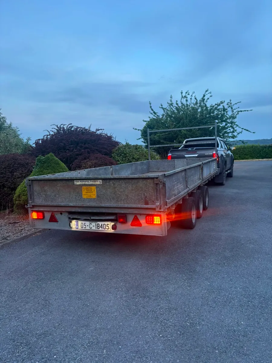 16x6”6 ifor Williams tri axle dropside trailer - Image 2