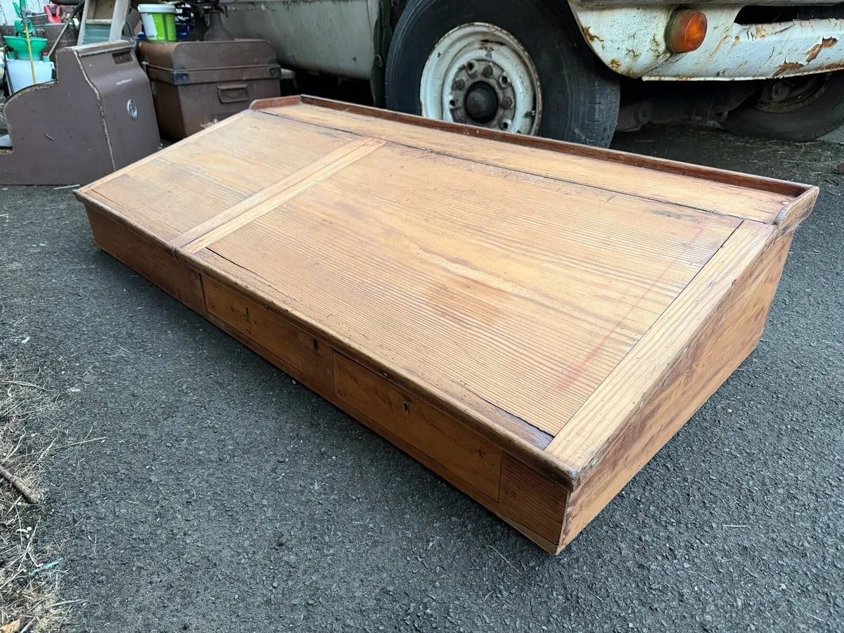 Antique writing slope / clerk desk - Image 2